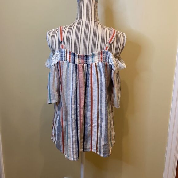 STYLE & Co Cold Shoulder Women’s Shirt - Picture 4 of 8